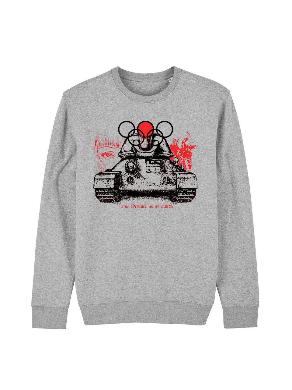 dna merch Revolution Not Olympics Rundhalspullover