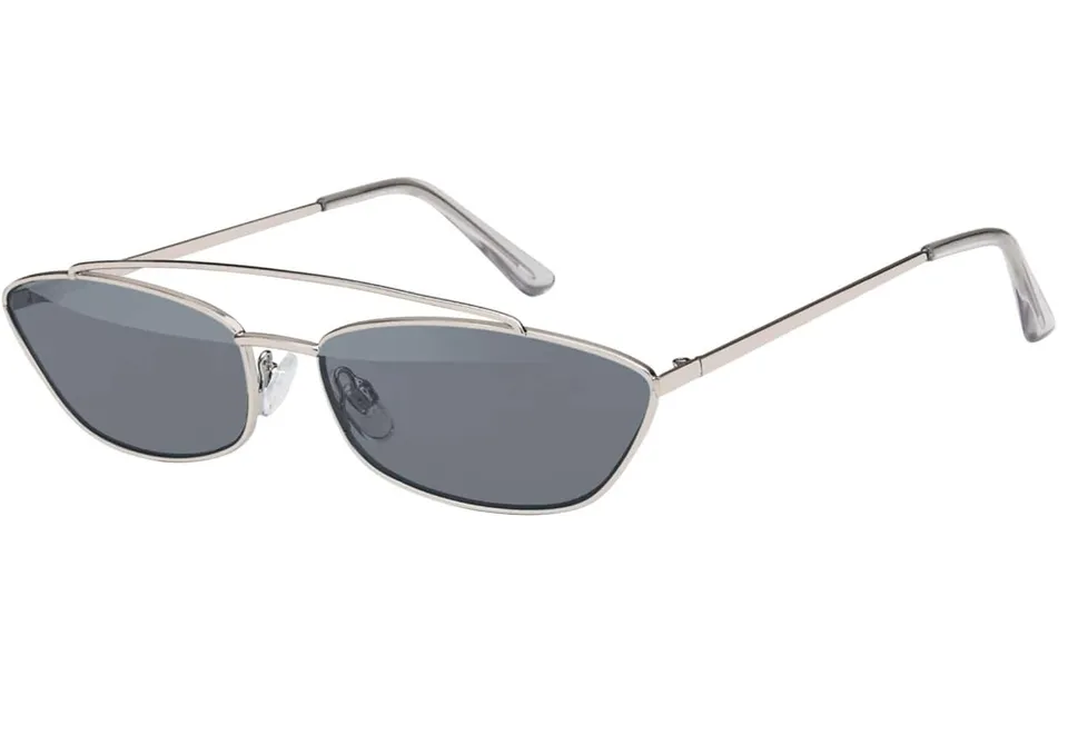 BEZLIT Cat Eye Sonnenbrille Schwarz Metallbügel UV400