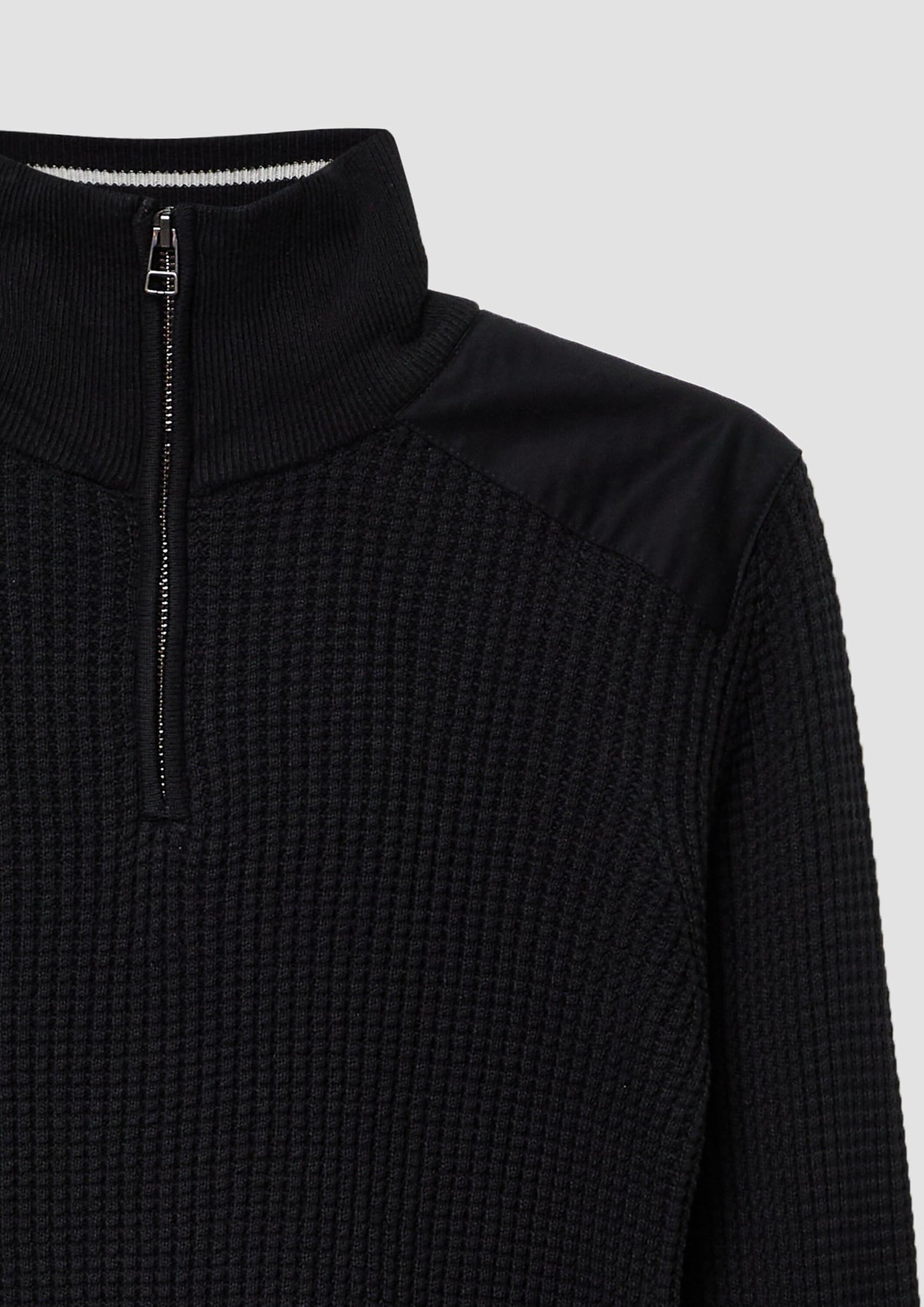 s.Oliver Strickpullover Troyer-Kragen 146-152 Webpanel