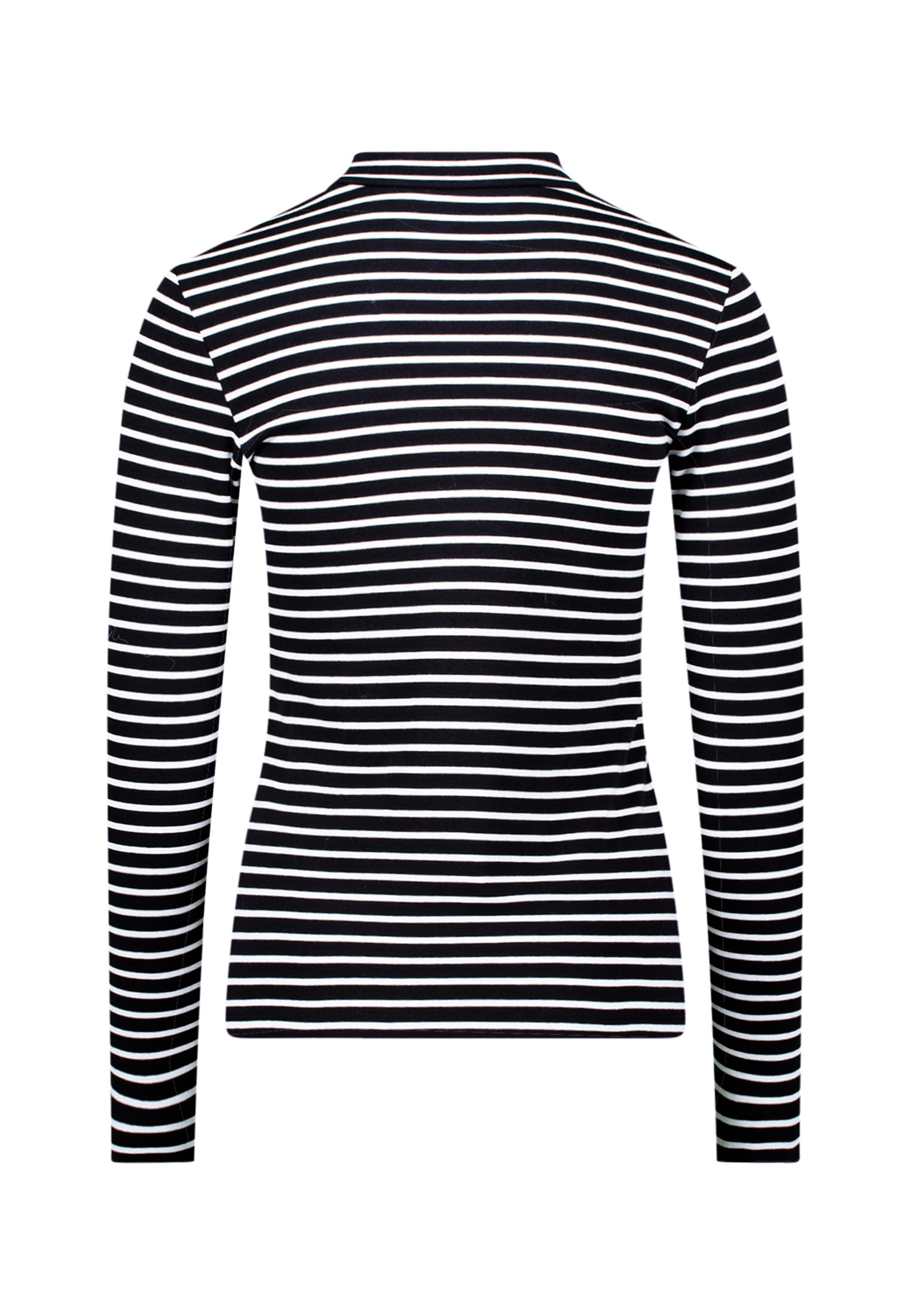 zero Ringelshirt Stehkragen Damen Dark Blue Gr. 38