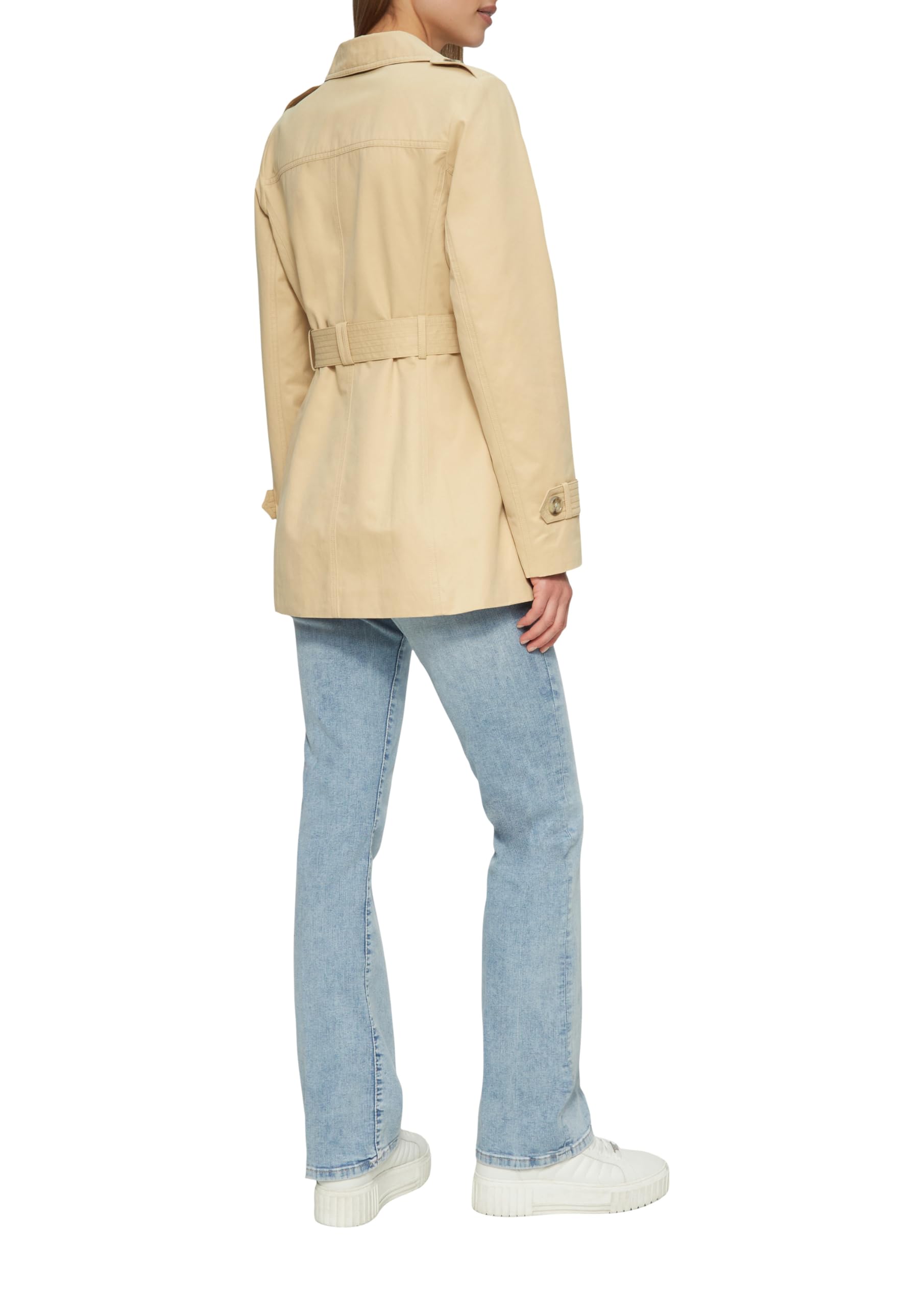 s.Oliver RED LABEL Trenchcoat kurz mit Gürtel 8404