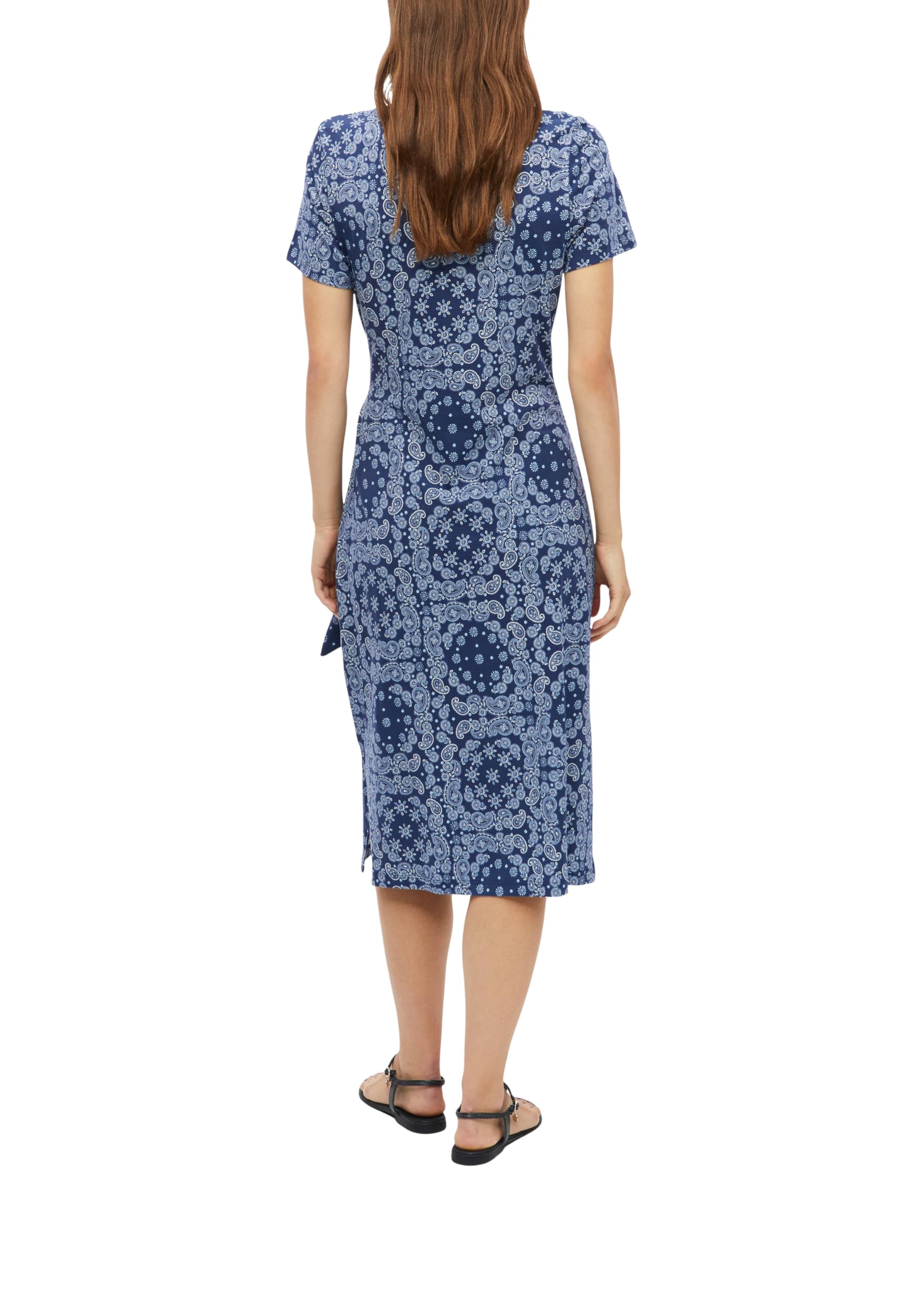 s.Oliver Red Label Midi-Kleid Gr.40 Jersey Print