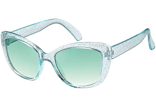 BEZLIT Kinder Sonnenbrille Cat-Eye Grün UV400