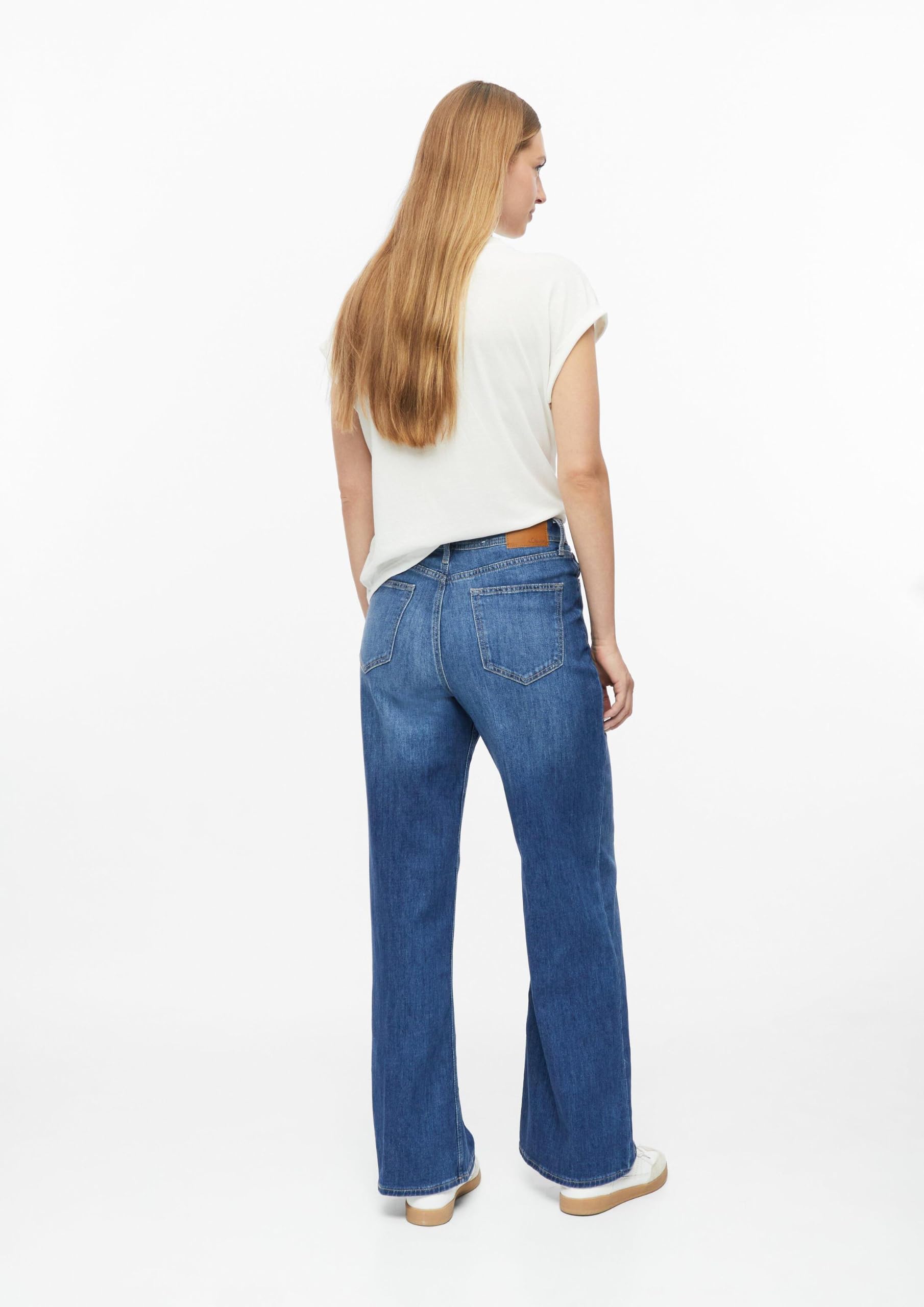 s.Oliver Suri Jeans Wide Leg 34W/30L High Rise