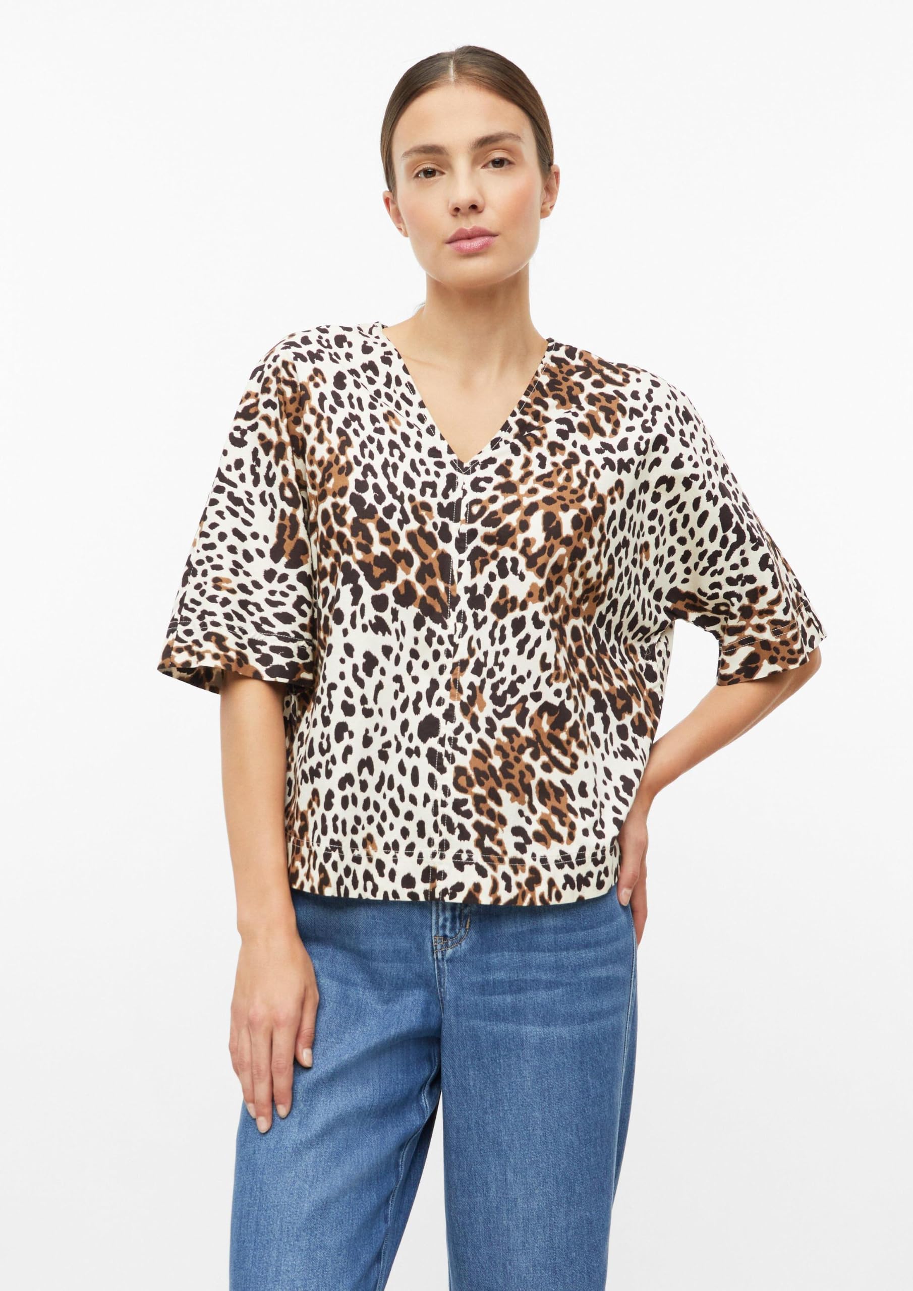 s.Oliver RED LABEL Baumwollbluse Relaxed Fit