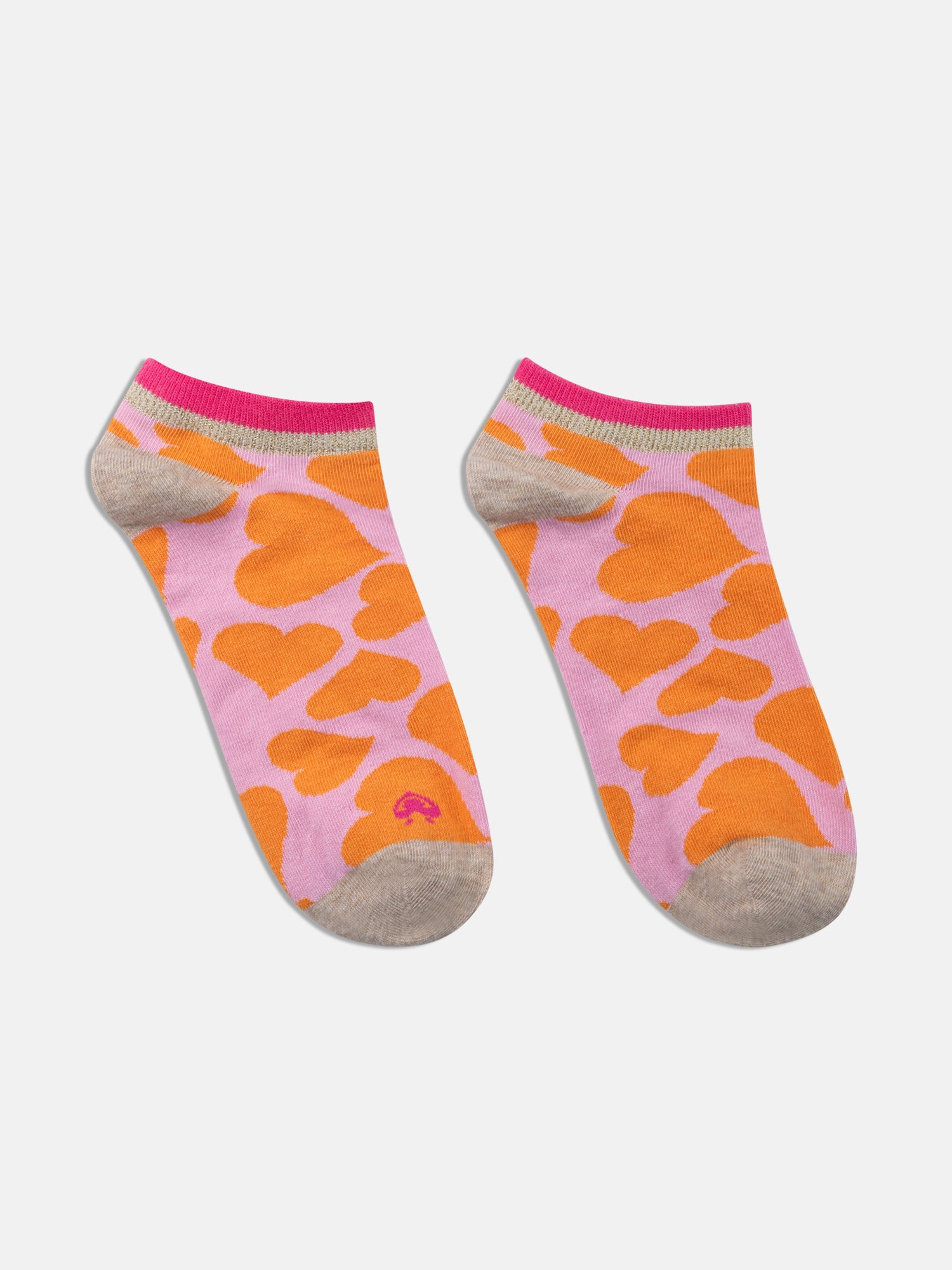Lieblingsstück MarilyEP Sneakersocken sunset orange Herz 3er
