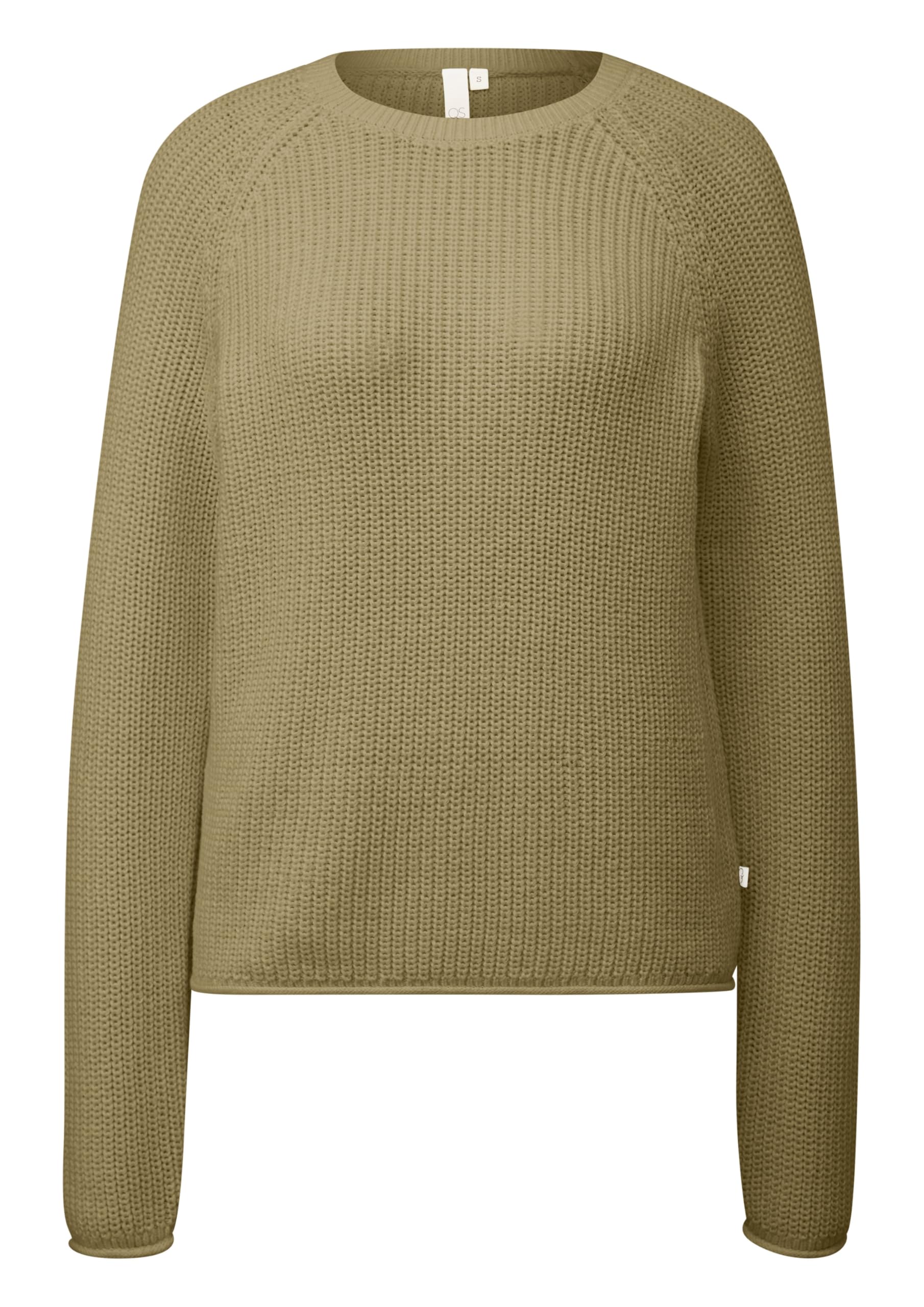 s.Oliver QS Strickpullover Raglanärmel Größe M meliert Baumwolle