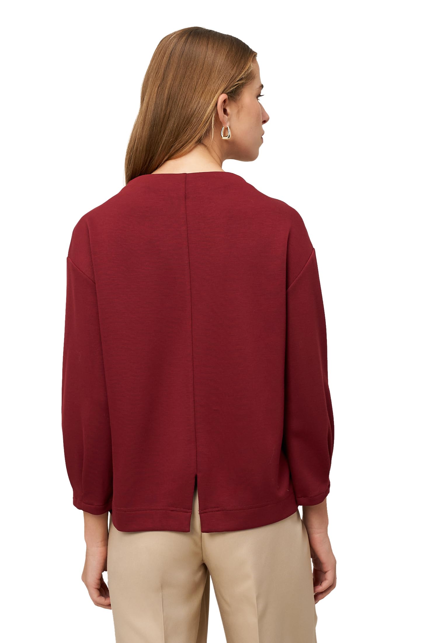 zero Sweatshirt Dreiviertelarm Gr.38 Cabernet lässig
