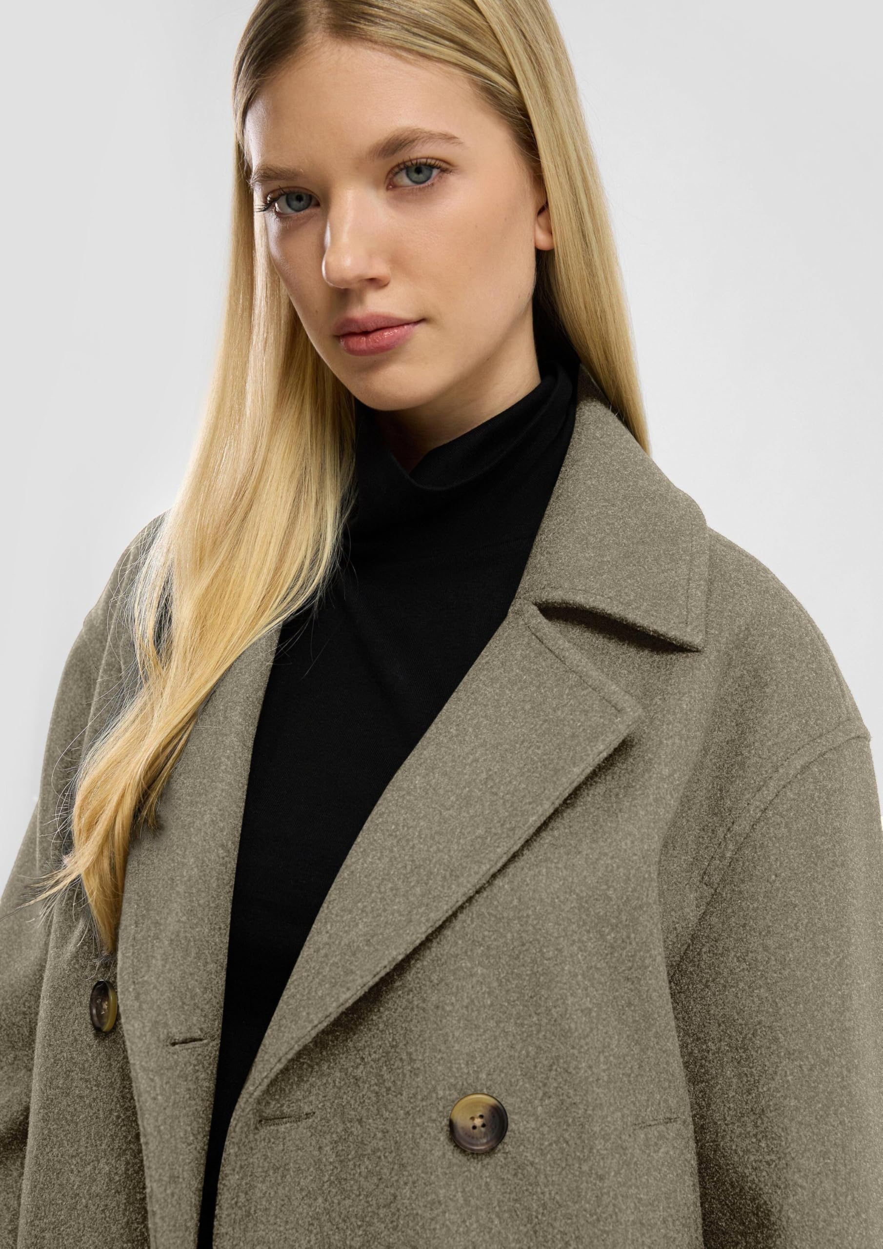 s.Oliver QS Cabanjacke Wolloptik Struktur Gr.L