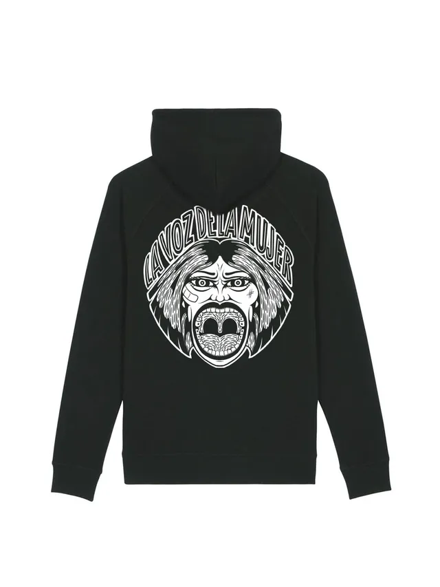 dna merch La Voz de la Mujer Kapuzenpullover schwarz feministisch