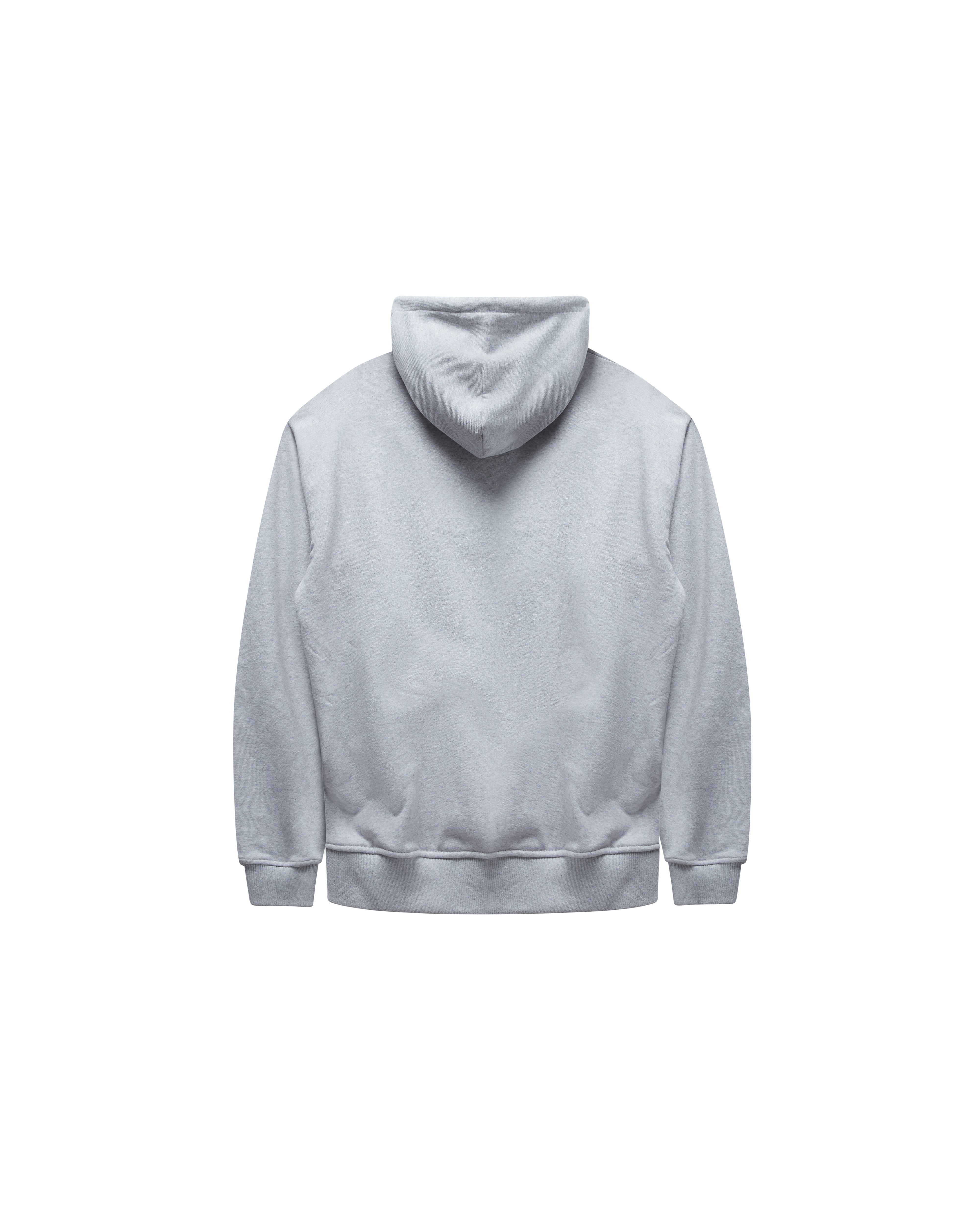Mowalola MoWA Hoodie grau Baumwolle Stickerei
