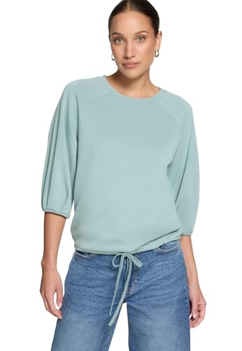 zero Sweatshirt unifarben Gr. 38 Silver Blue