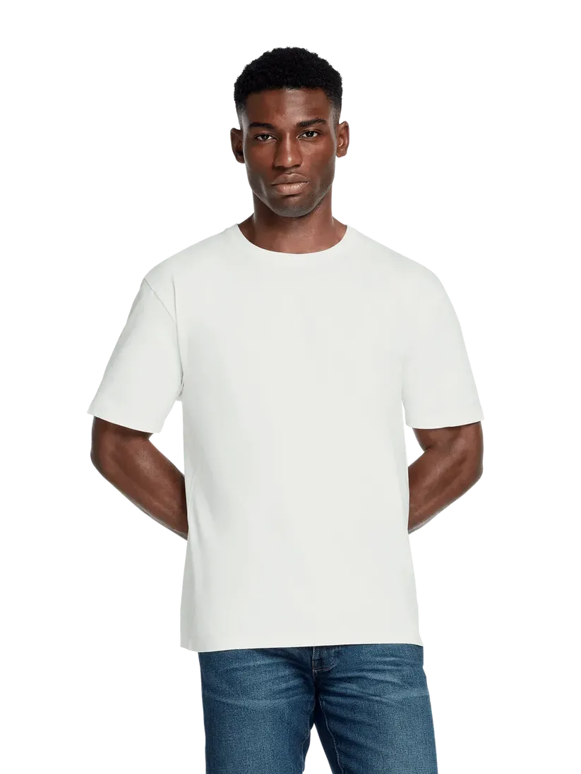 dna merch Premium Jersey T-Shirt Unisex Weiß Bio-Baumwolle