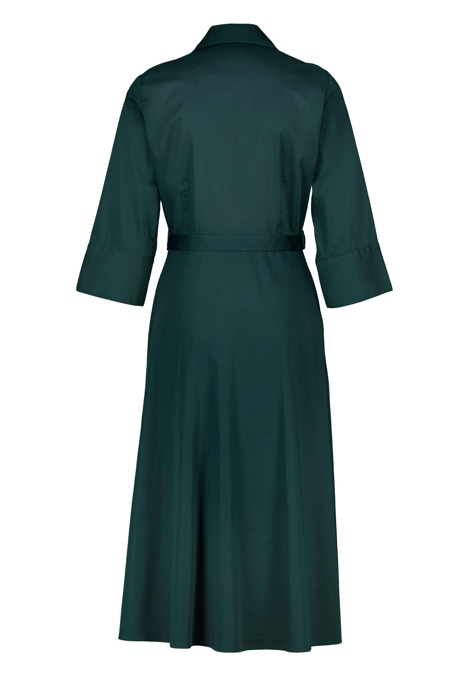 zero Hemdblusenkleid mit 3/4 Arm Hemdkleid Midi