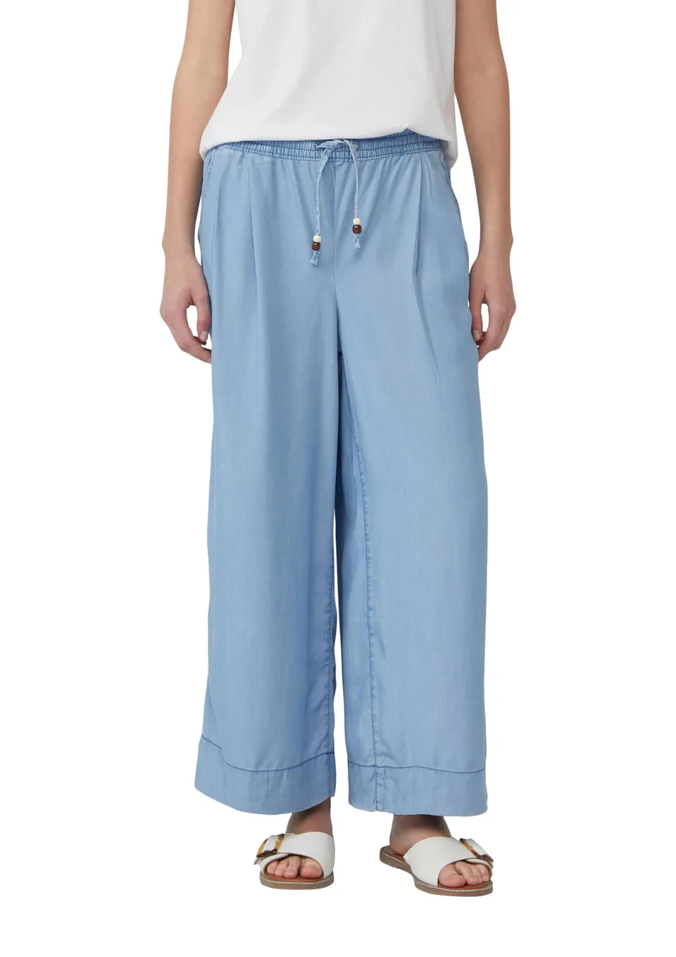 s.Oliver Suri Lyocell Culotte 42 Relaxed Fit Elastikbund
