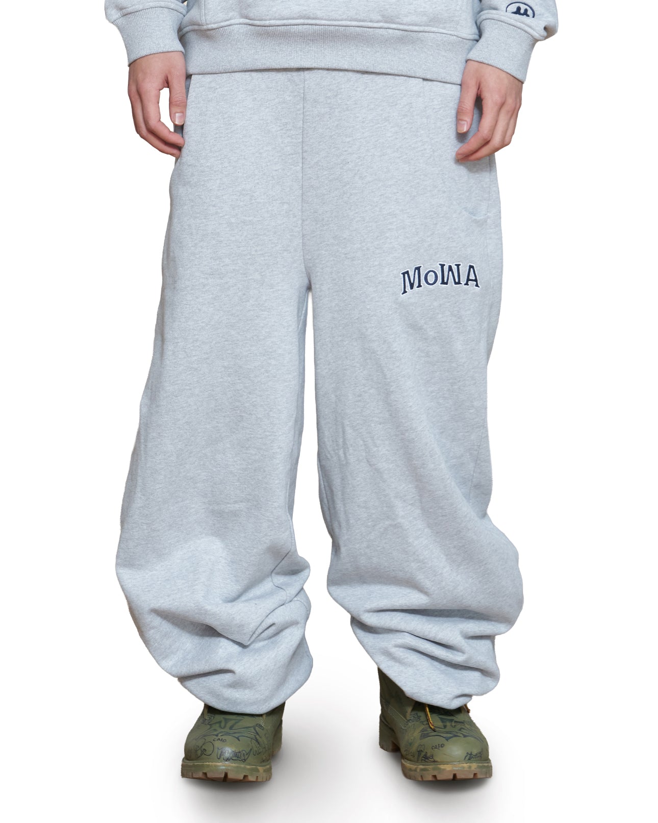 Mowalola MoWA Sweatpants Jogginghose Grau Baumwolle