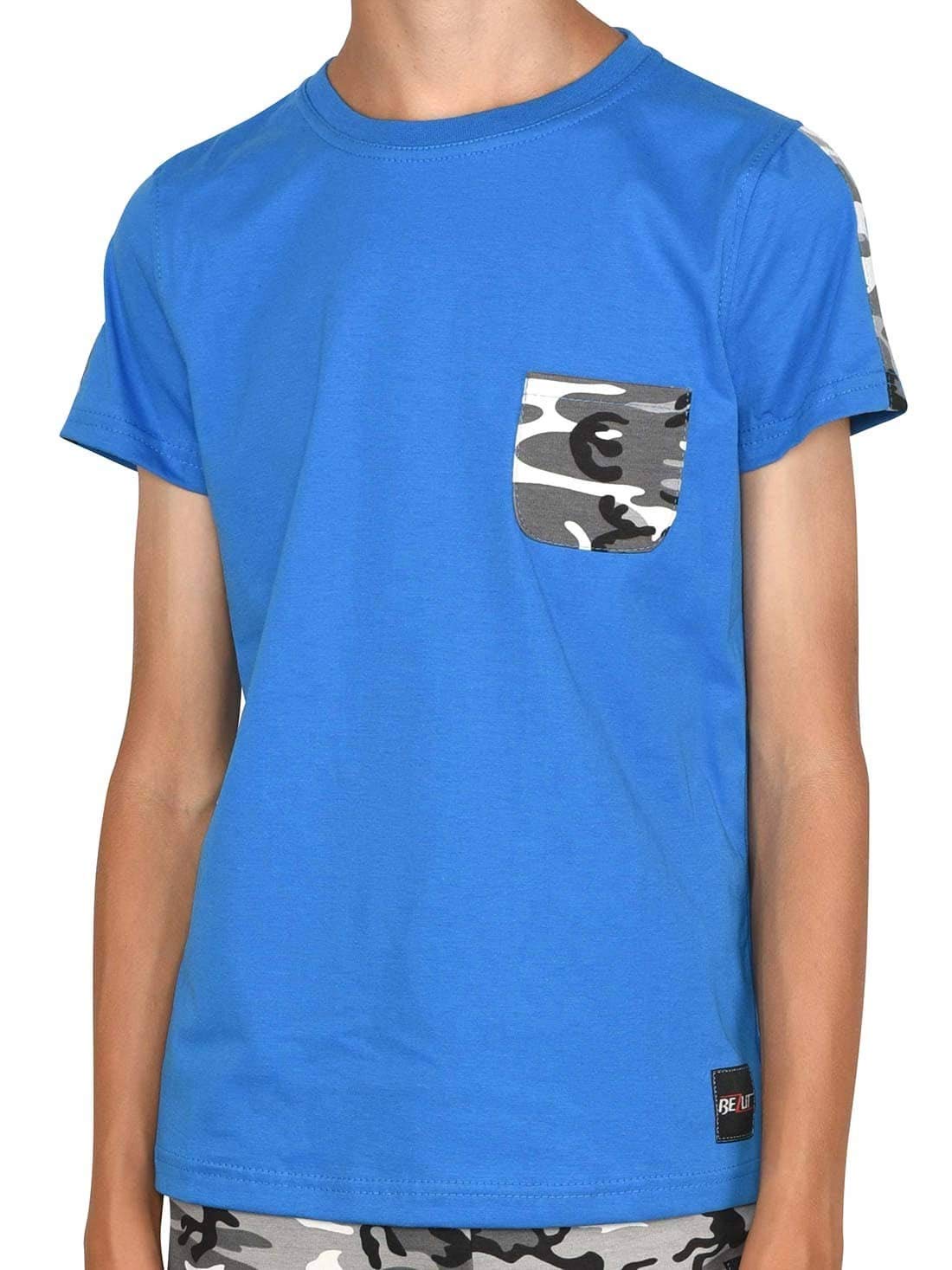 BEZLIT Jungen T-Shirt Brusttasche Camouflage Baumwolle