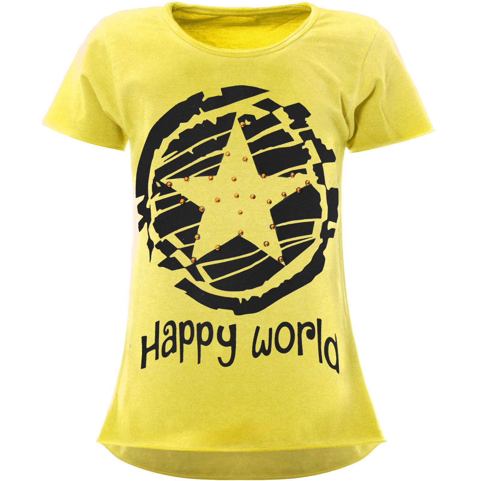 BEZLIT Stern Mädchen T-Shirt grau Gr.128 Baumwolle