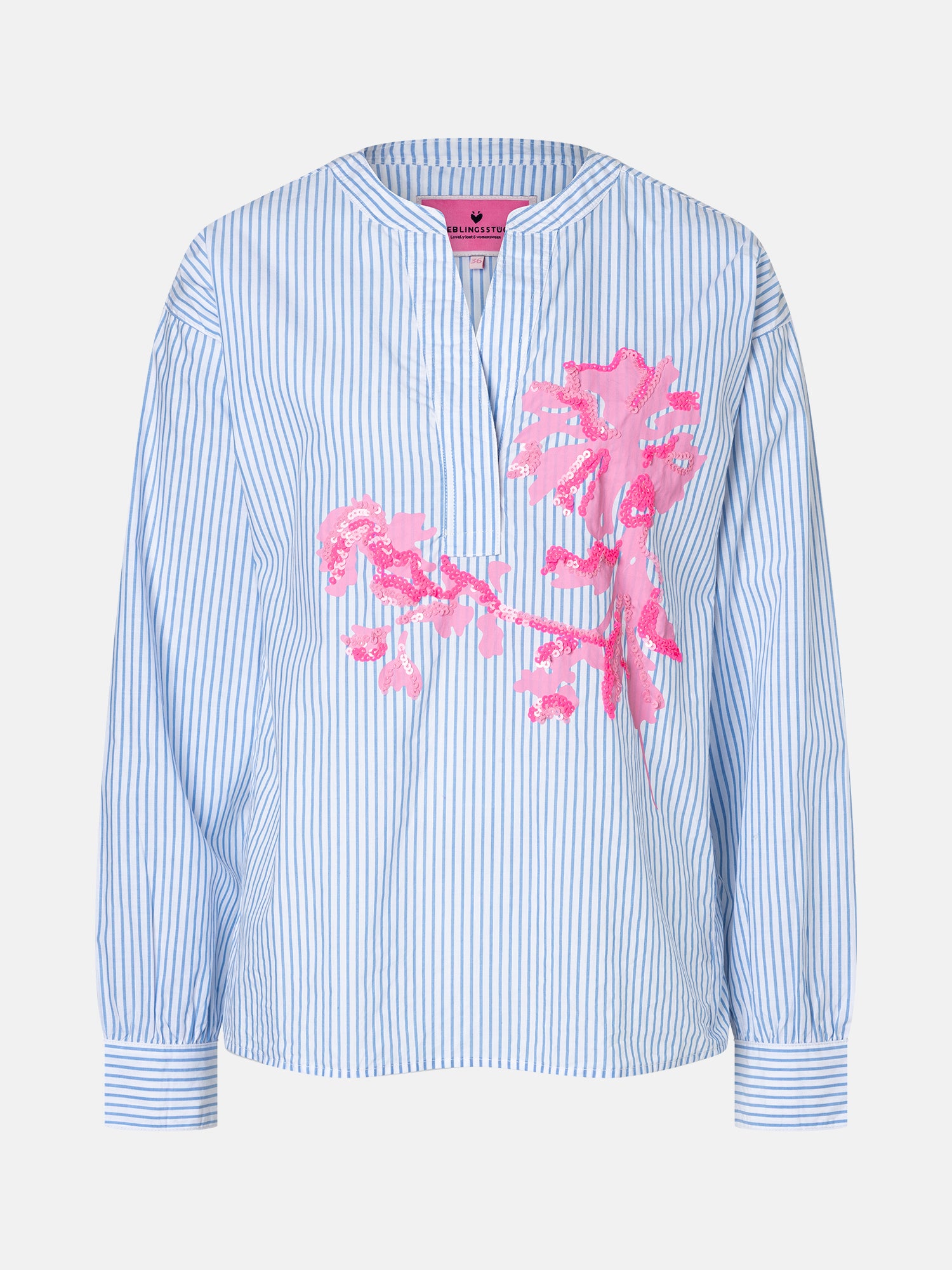 Lieblingsstück EdanaL Bluse skyblue aus Baumwolle