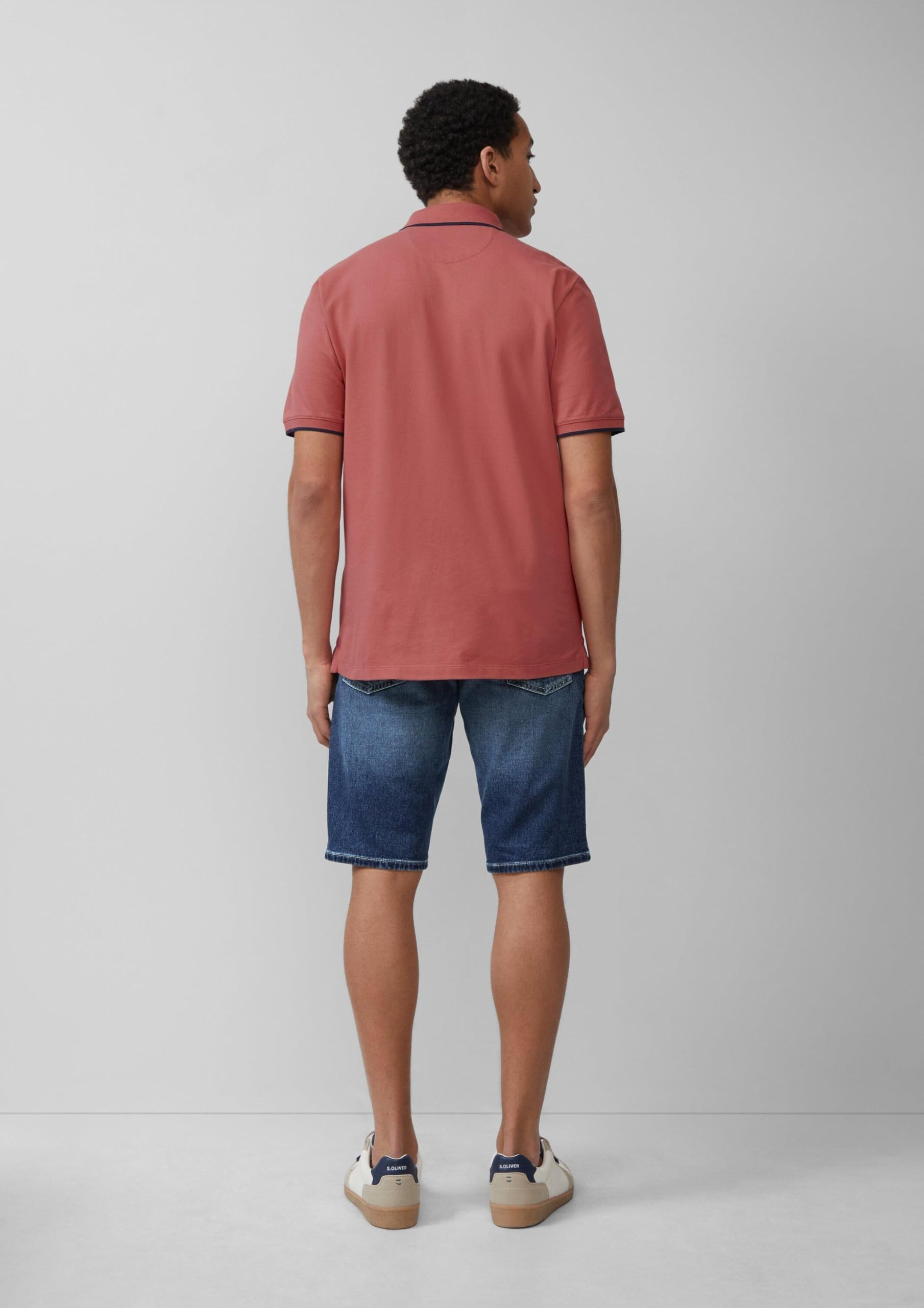 s.Oliver RED LABEL Poloshirt L rosa aus Pikée