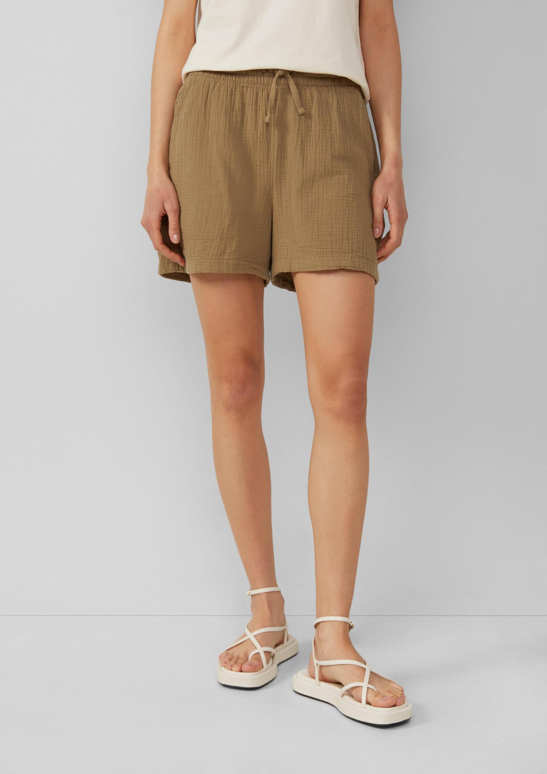 s.Oliver QS Shorts 2165937 Damen sandstein Größe 36