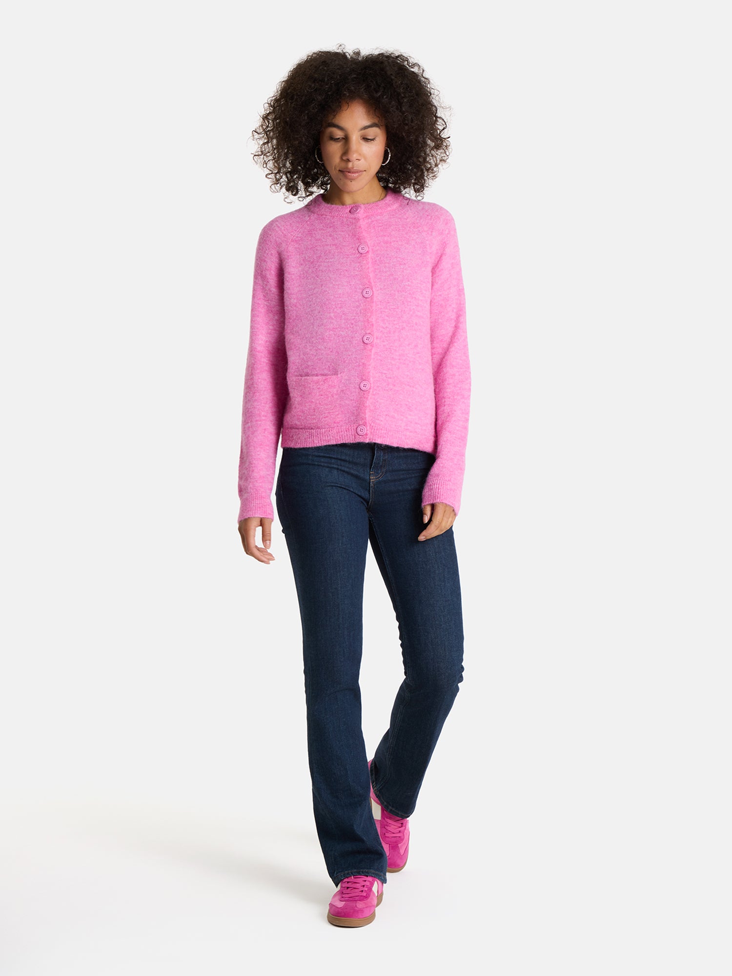 Lieblingsstück AnnickL Strickjacke blush aus Alpaka-Mix