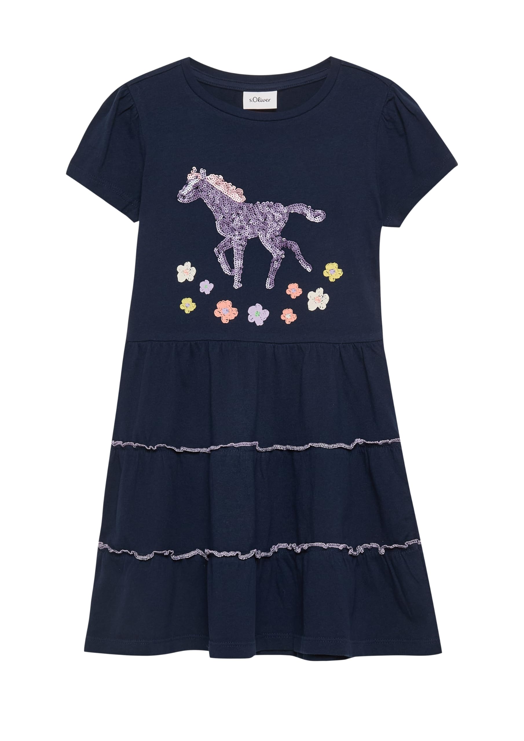 s.Oliver Junior 2178181 Kleid Pailletten Gr. 104
