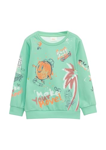 s.Oliver Sweatshirt All-Over-Print Kinder Gr.128-134