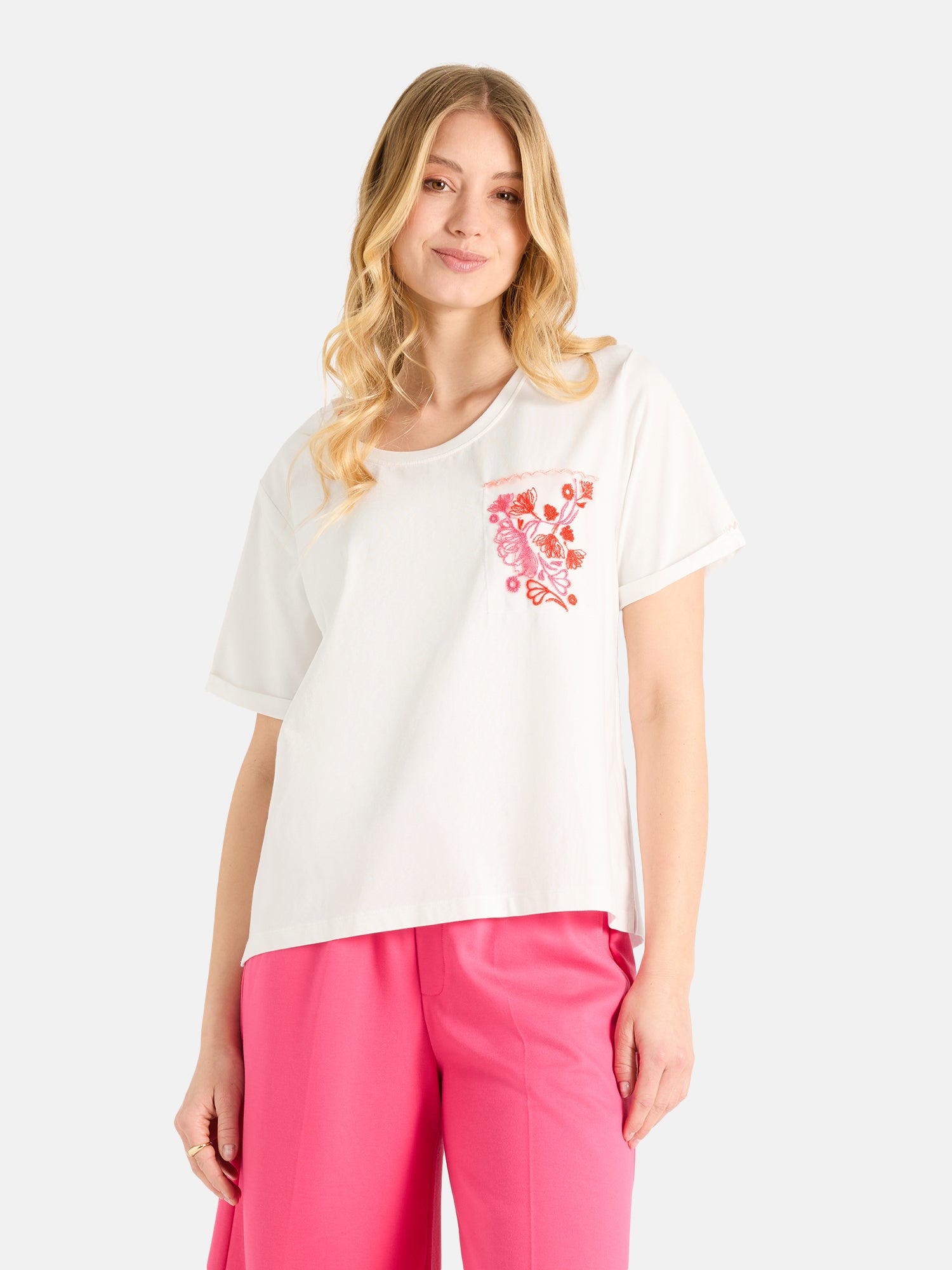 Lieblingsstück TuliaL T-Shirt Elasthan offwhite