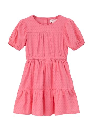 s.Oliver Junior Kleid Raffung Cut-Out rosa Gr.110