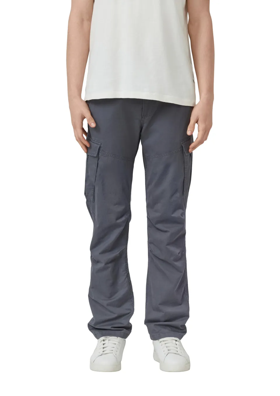 s.Oliver Chicago Cargo-Hose Baumwollstretch olivgrün