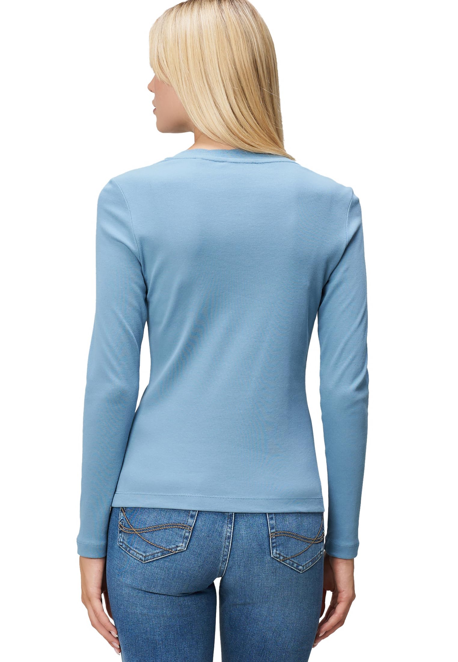 zero Basic Langarm-Shirt Spring Lake Bio-Baumwolle