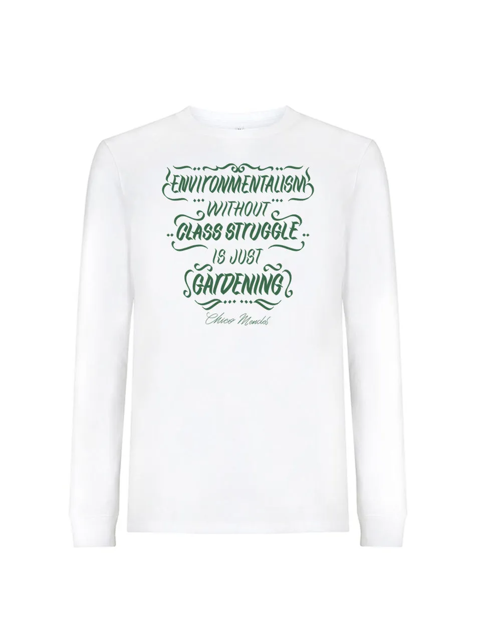 dna merch Umweltschutz Chico Mendes Langarmshirt schwarz