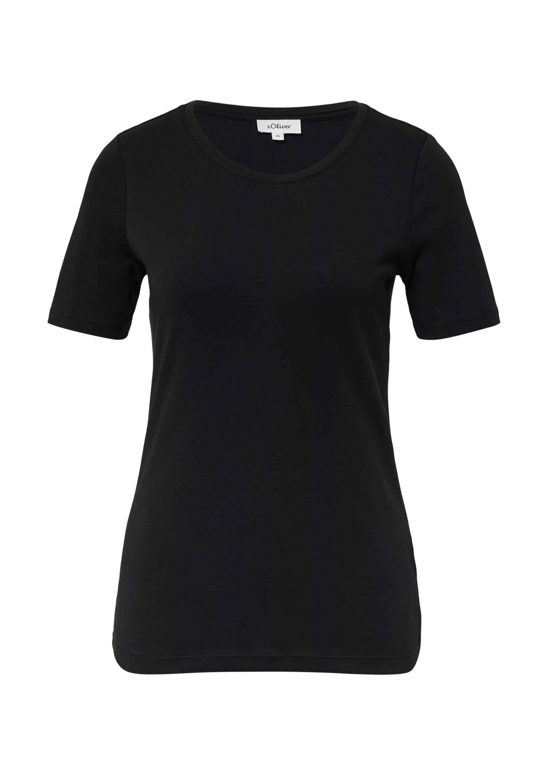 s.Oliver T-Shirt Interlockjersey Slim Fit Rundhals uni