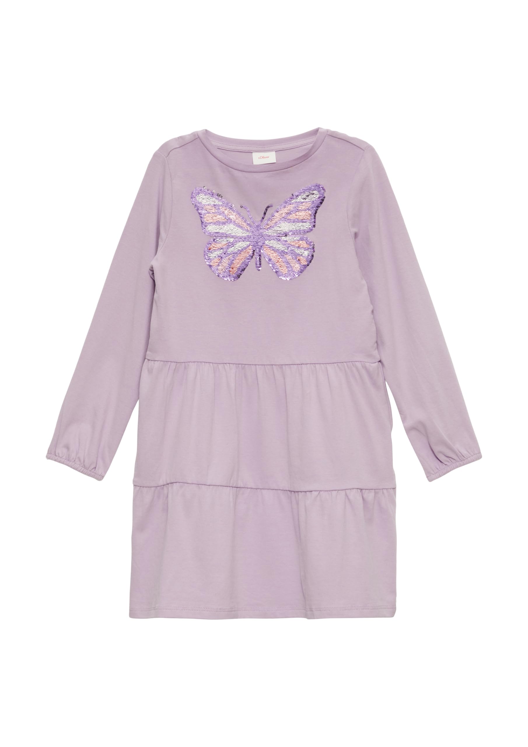 s.Oliver Junior Midikleid Wendepailletten Baumwolle lavendel 122