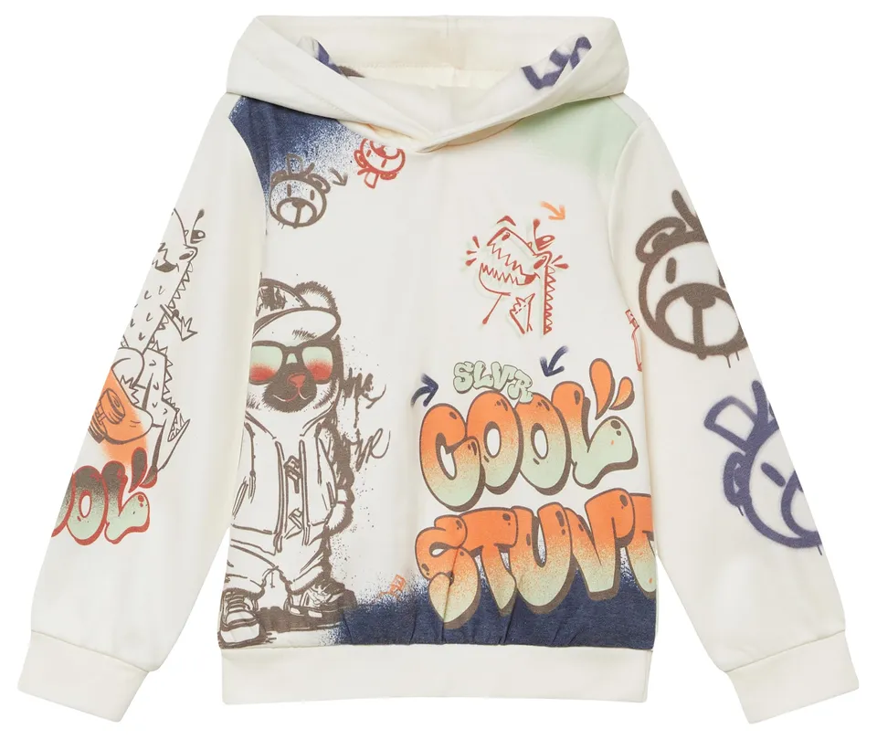 s.Oliver Junior Hoodie Allover gefüttert Jungen warm
