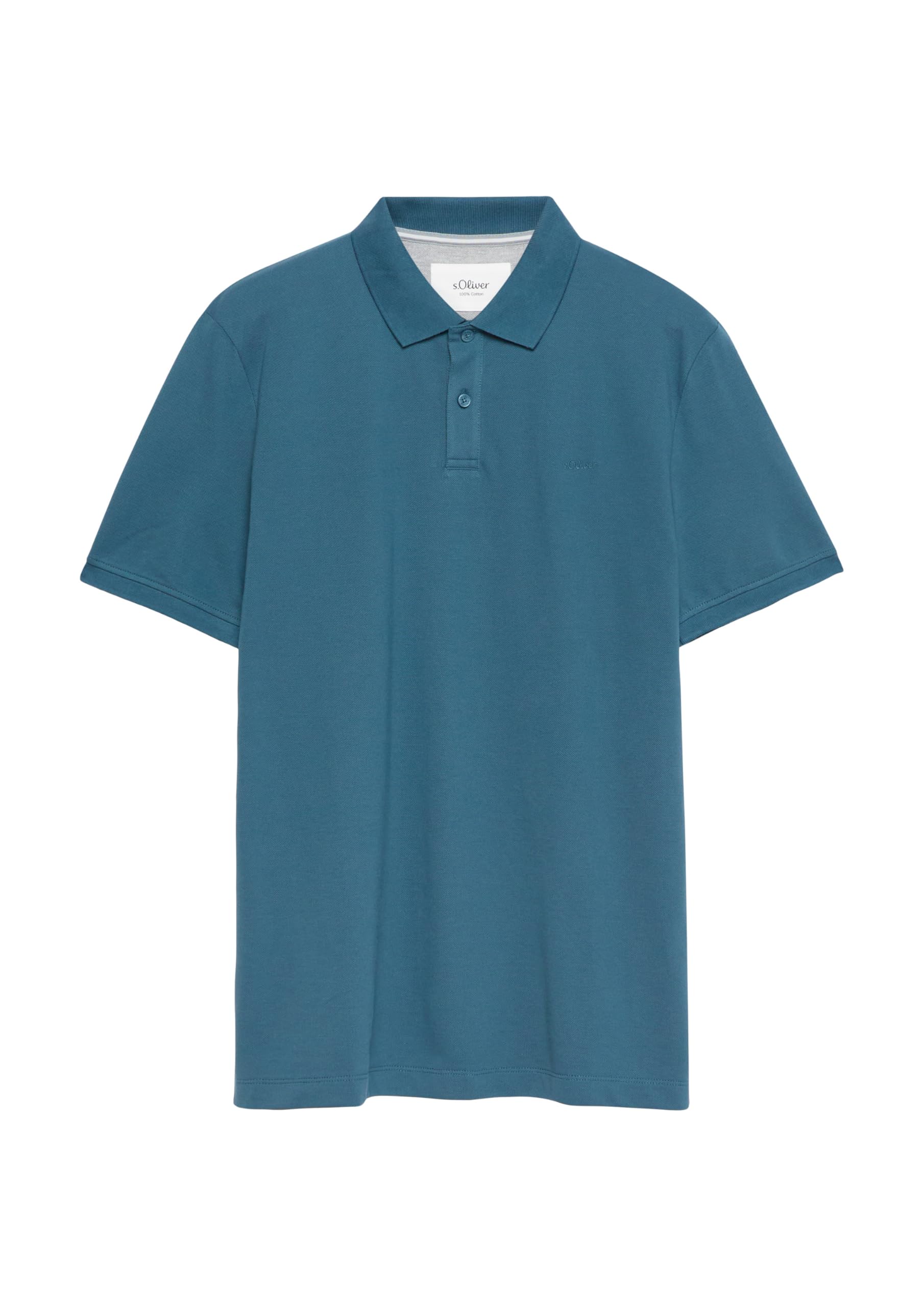 s.Oliver Junior Poloshirt Baumwollpiqué Blau