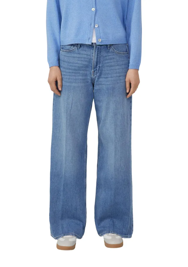 s.Oliver Junior Suri High Rise Jeans Wide Fit blau