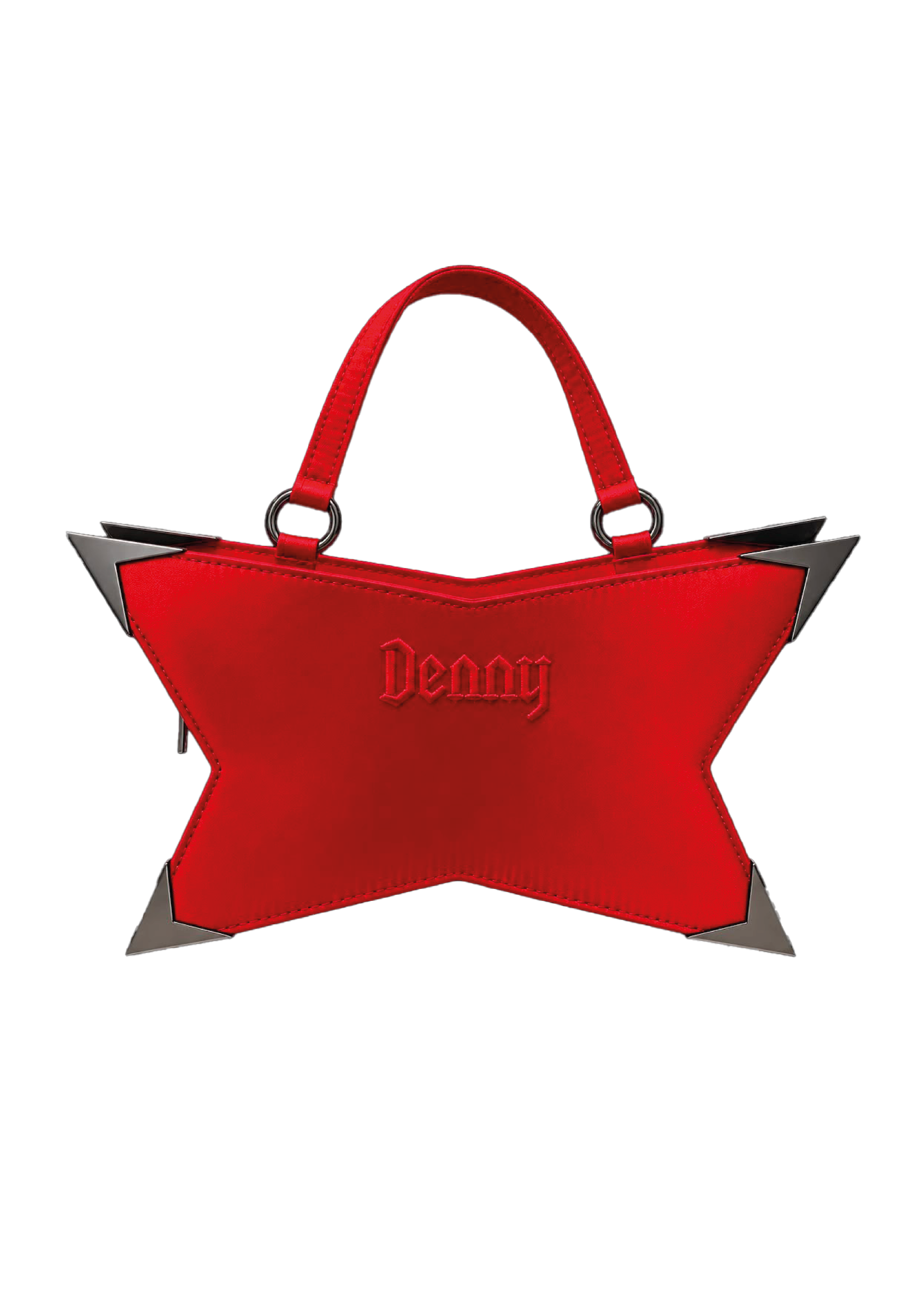 Denny Rose The Star Bag Umhängetasche Rot Satin