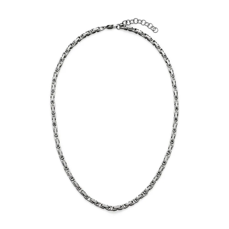 s.Oliver Königskette Halskette Armband Silber Edelstahl