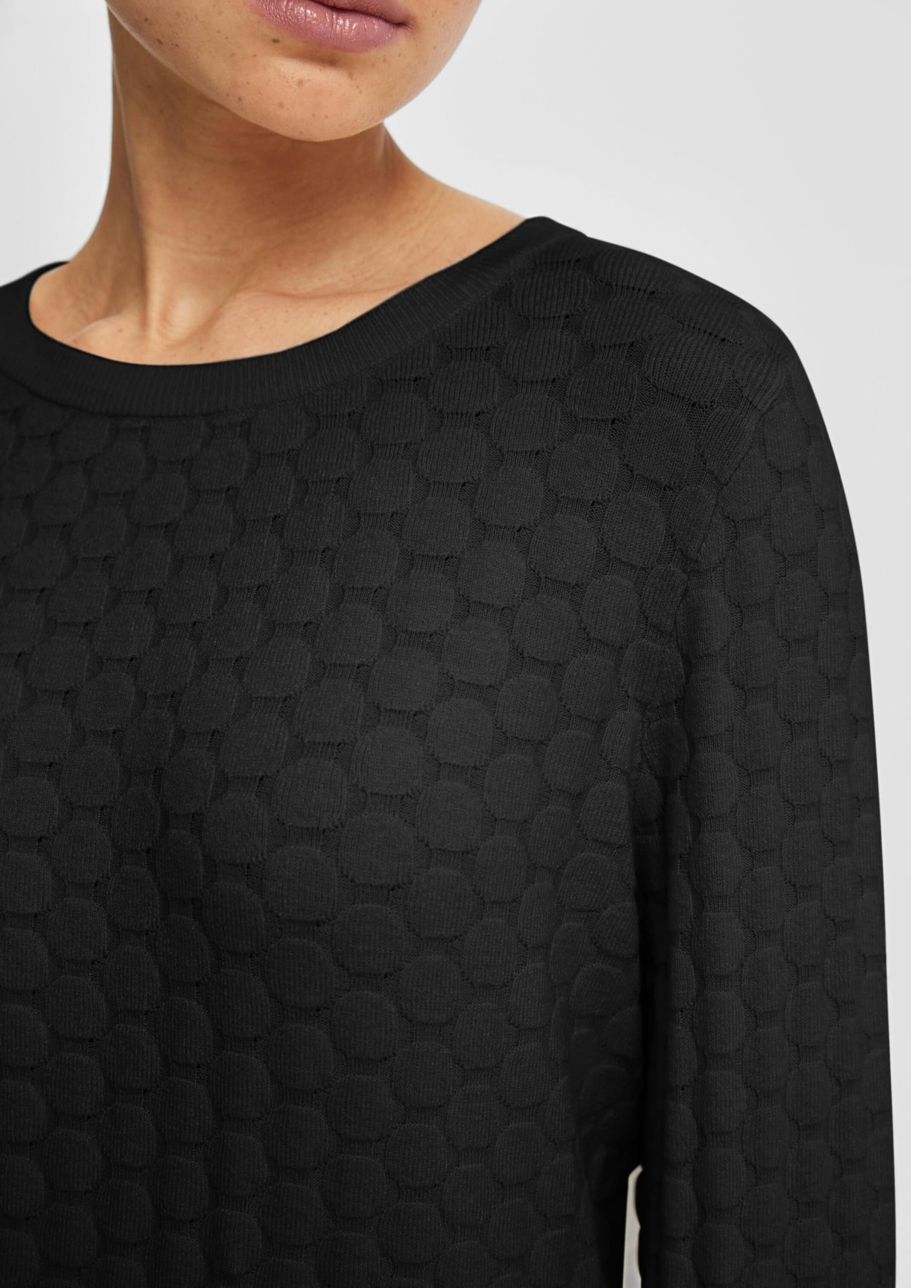 s.Oliver QS Strukturierter Pullover Strickpullover Größe M