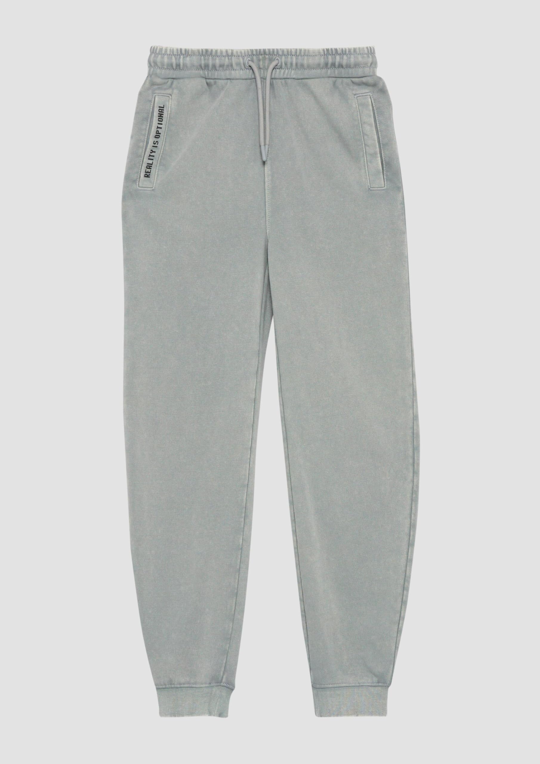 s.Oliver Junior Jogginghose gewaschen mit Print 