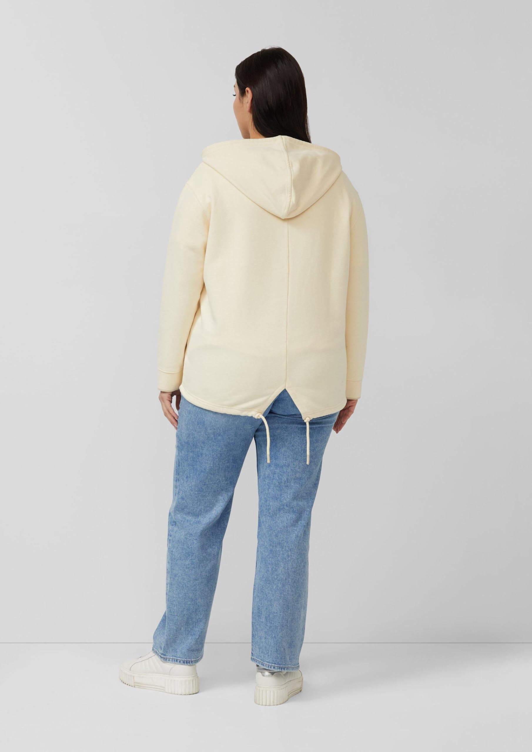 s.Oliver RED LABEL 2179777 Curve Hoodie hellbeige Gr 46