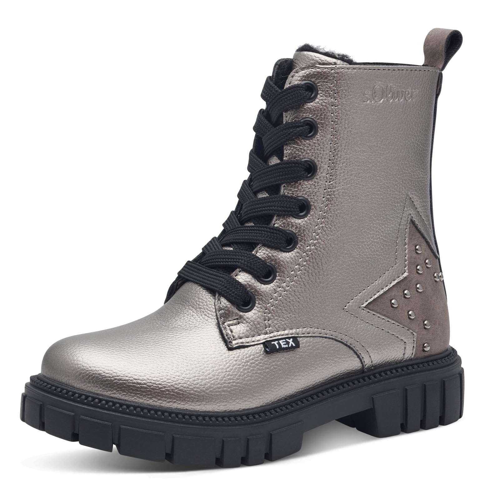s.Oliver Junior Winterstiefeletten Mädchen 38 Schwarz