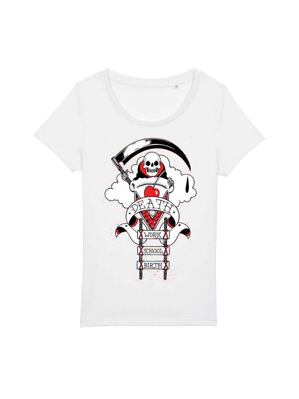 dna merch Frauen Kuchen im Himmel Joe Hill T-Shirt schwarz