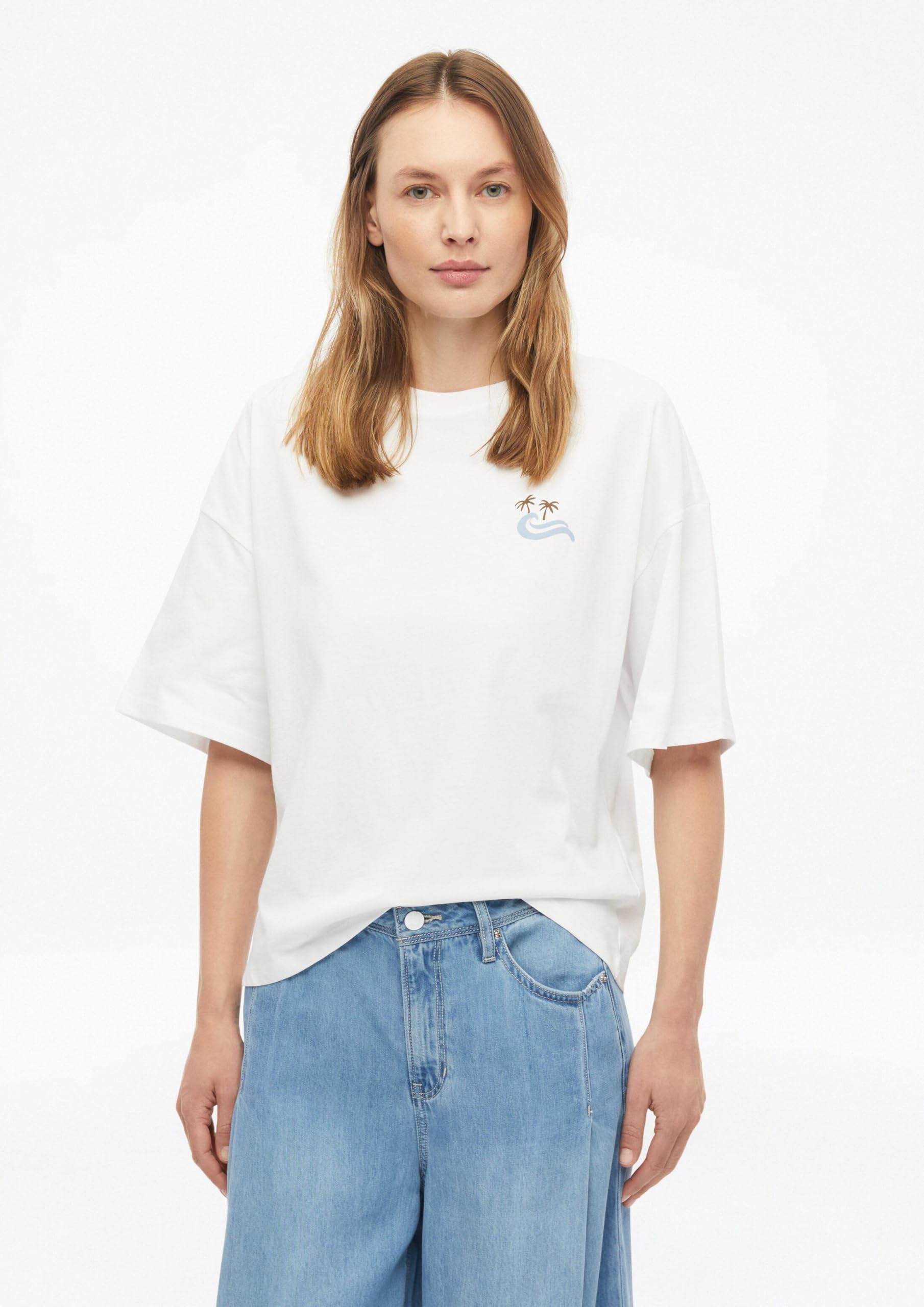 s.Oliver Red Label T-Shirt Oversize 38 mit Print