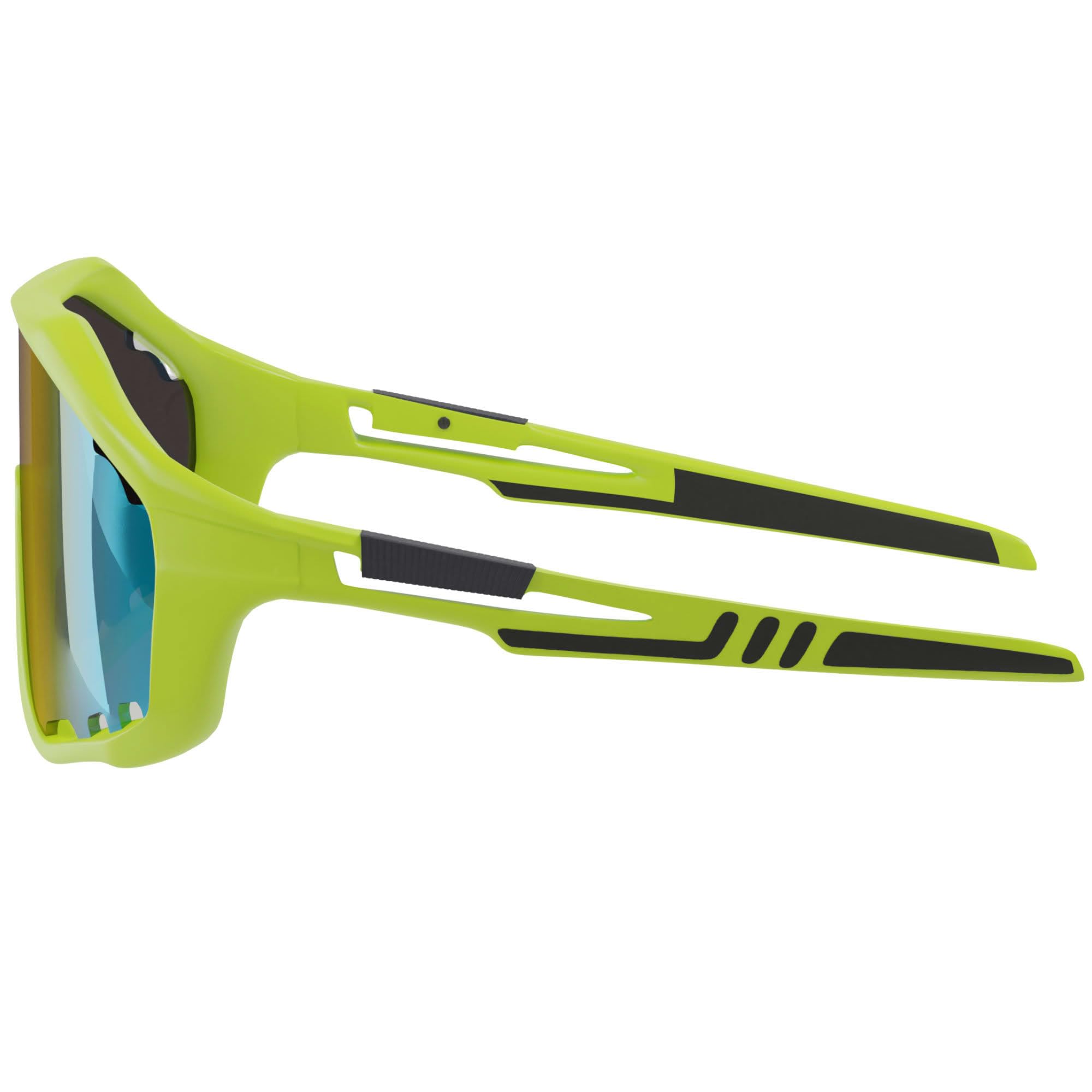 BEZLIT Shield Sport Sonnenbrille Gelb UV Protect