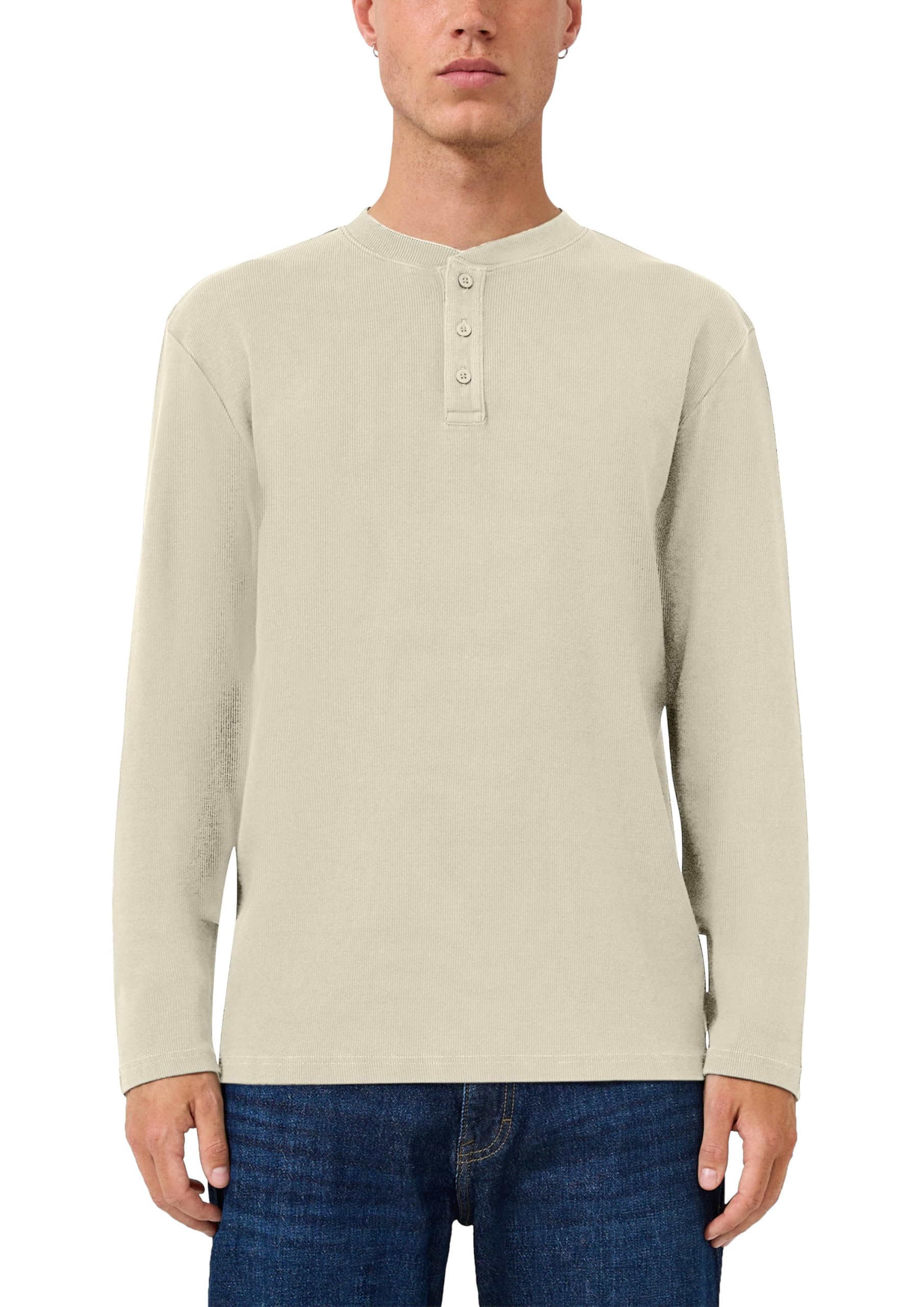 s.Oliver QS Henley-Longsleeve Rippstruktur L