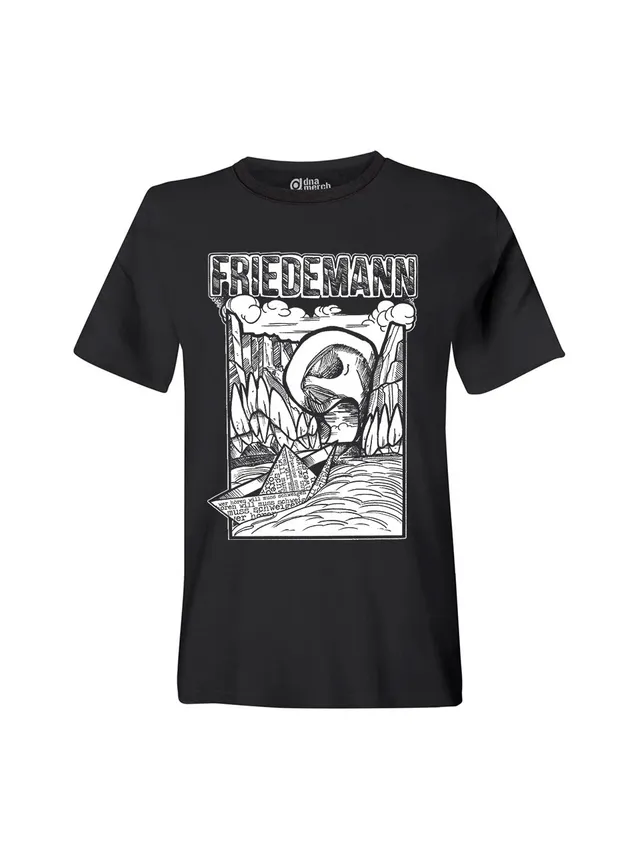 dna merch Friedemann Wer hören will T-Shirt schwarz Bio