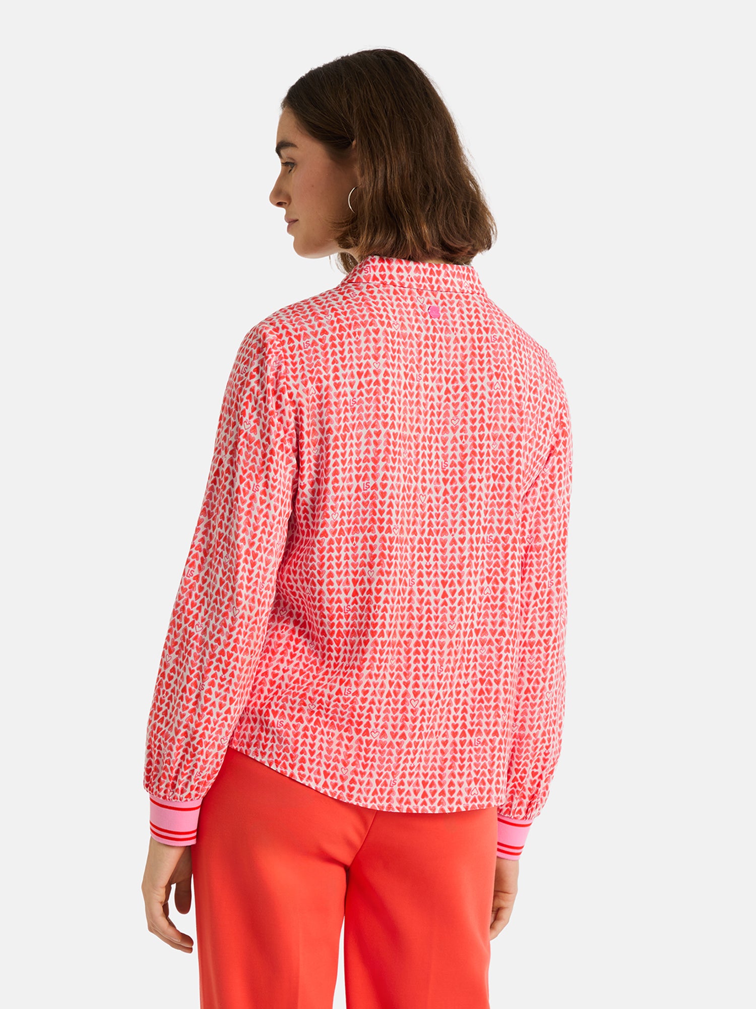Lieblingsstück ElodieL Bluse spicy orange Viskose-Print